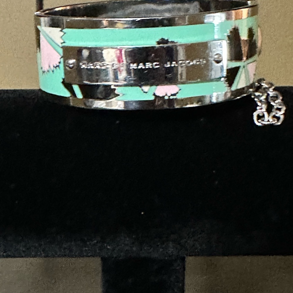 Marc by Marc Jacobs Green and Silver Bangle